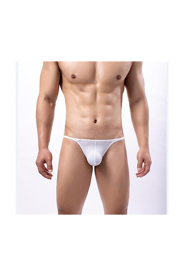 Boxer pour Homme Confortablement String Homme Sexy Chic éLastique Simple Culottes Basic Slip Homme Briefs NtidéRapant T Panta