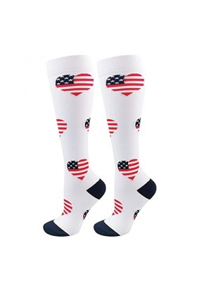 Porte-jarretelles pour cuisses - Drapeau américain pour homme et femme - Rayures - Fantaisie patriotique pour homme et femme 