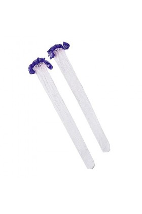 Générique Lingerie Sexy Femme Bas Sexy en Dentelle Transparente pour Femmes sous-vêtements Sexy Womens Lingerie Purple, One 