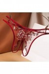 Générique Lingerie Sexy Femme Body et Combinaison sous-vêtements Dentelle Culotte Femmes Dames Sexy Thong Briefs Thong Pants 