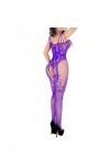 2023 New y25k Style Lingerie Combinaisons résille Catsuit femmes Transparent entrejambe ouvert voir à travers les bas du corp