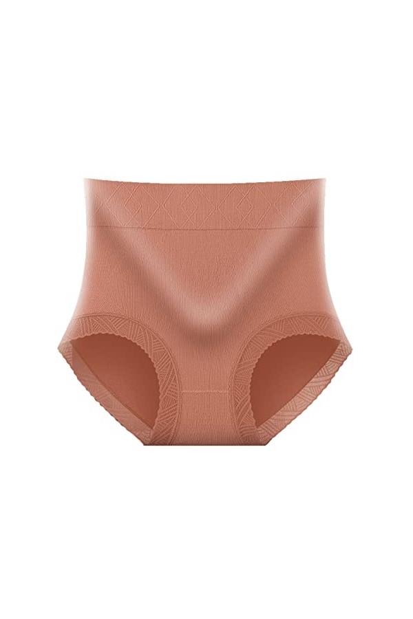 Culottes Femme en Pur Coton et Soie Slips Elasticité Pantalons Triangle Taille Haute String Stretch Coquine Hot Couleur Unie 