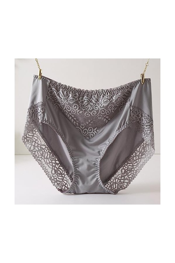 Générique Culotte Femme Taille Haute Culotte sous-Vêtements String Culotte Haute Gainante Coquine Hot Ouverte Dentelle Linger