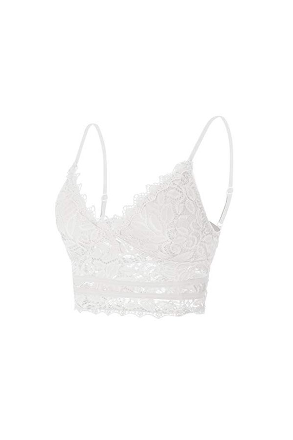 VaiKanhai Culotte sexy pour femme - String sexy - En coton stretch - Taille haute - Pour femme, Blanc., XXXL