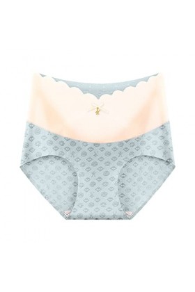 Todays Deals of The Day Culotte Femme Femmes Taille Haute Et Abdomen Sexy Et Soulever Les FessesPure Brief Panties Culotte M