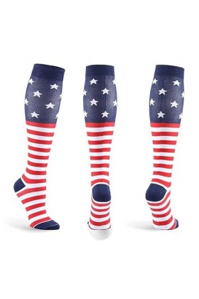 Porte-jarretelles pour cuisses - Drapeau américain pour homme et femme - Rayures - Fantaisie patriotique pour homme et femme 