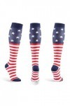 Porte-jarretelles pour cuisses - Drapeau américain pour homme et femme - Rayures - Fantaisie patriotique pour homme et femme 