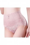 IQYU Body Femme Manches Longues Dentelle Sans Couture Taille Dentelle Femmes Culotte Taille Sous-vêtements Haute Lingerie Cul