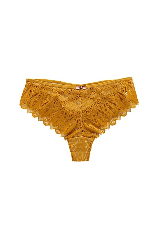 PANPANY Culottes pour Femme Confortables Multicolore Multipack String Tanga sans Couture Taille Basse Sexy Slips Dentelle Cul