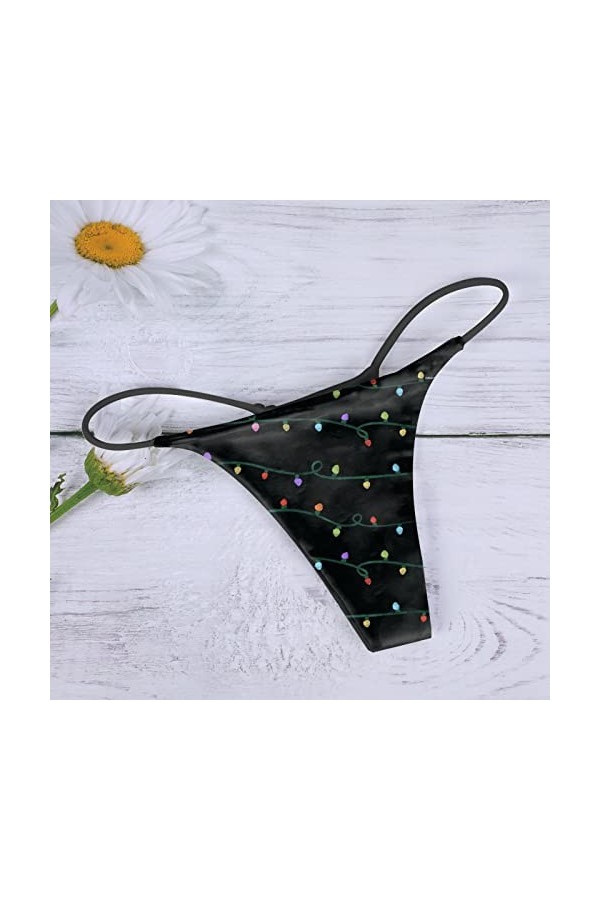 2023 New y/2/k Style Lingerie String Tongs pour Femmes Coton Culotte Stretch T Dos Tongs Taille Basse Hipster sous-vêtements 