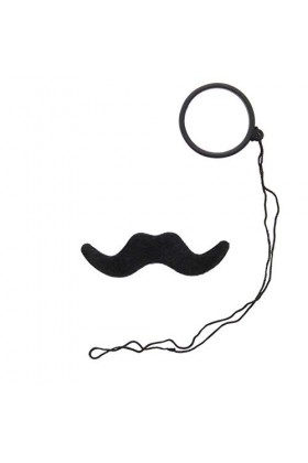 Tales of Old England Set Moustache & Monocle Noir