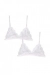 Sextoys Pour Offre Sexy Femmes Soutien-gorge Dentelle Française avec A Corsage Lingerie Sexy, Blanc., taille unique