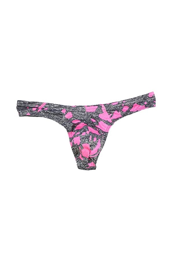 FGUUTYM Sous-vêtement pour homme - Style décontracté - Camouflage - Respirant - Culotte confortable, Rose, M