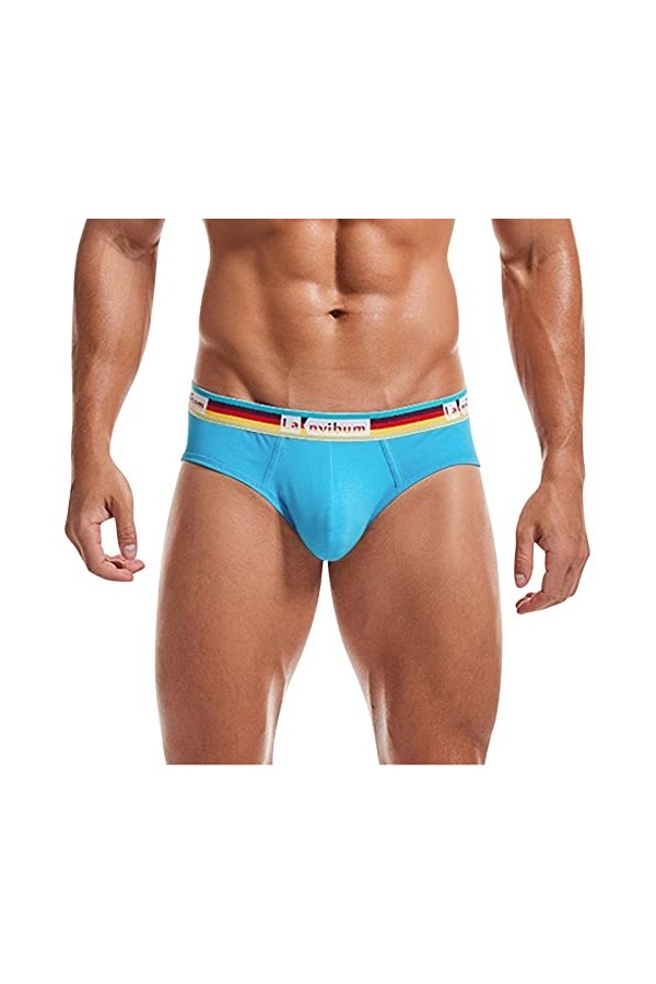 String pour Homme Sexy Hot Comfort Respirant Tanga Thong ​sous-vêtement Taille Basse Élastique Slip Sexy éRotique String Culo