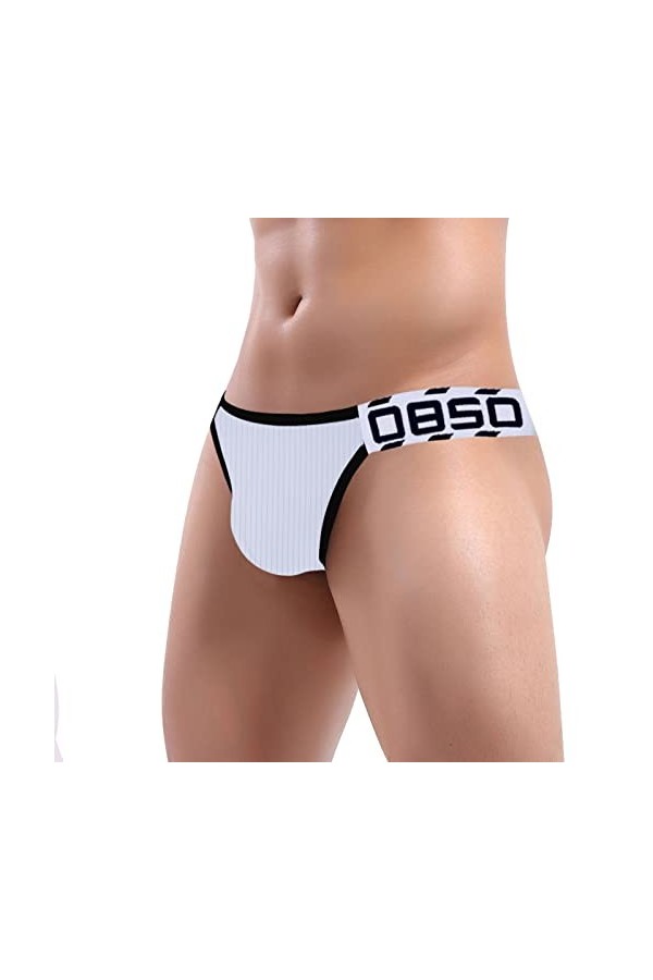 Slip Homme Sexy Coquin Hot Confortable Respirant Tanga Thong ​sous-vêtement Taille Basse Élastique String Sexy éRotique Strin