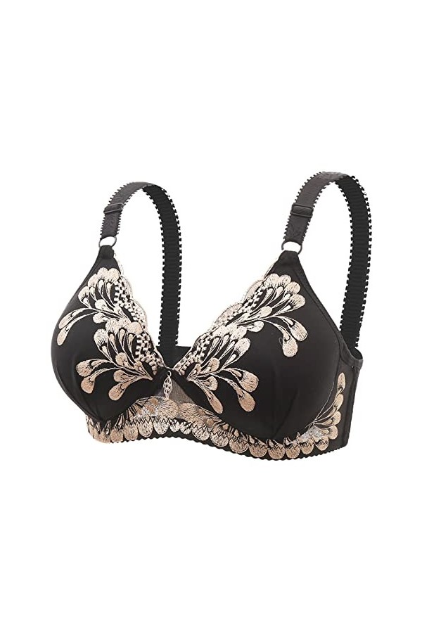 Hot Sexy Plus Size Cotton Underwire Confortable Femmes sous-Vêtements Soutien-Gorge Érotique Menstruelle Abondante