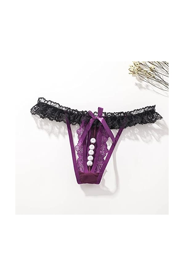 Culottes Coton pour Femmes Moyenne Slip Doublure en Coton Culottes String Slips sous-vêtements Grande Taille Culotte String F