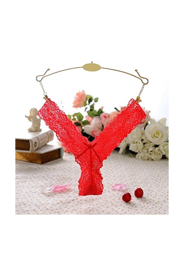 Générique Ensemble Soutien Gorge Sexy Strings WH Dentelle Slips Femmes Culottes Lingerie Culottes sous-vêtements G-String int