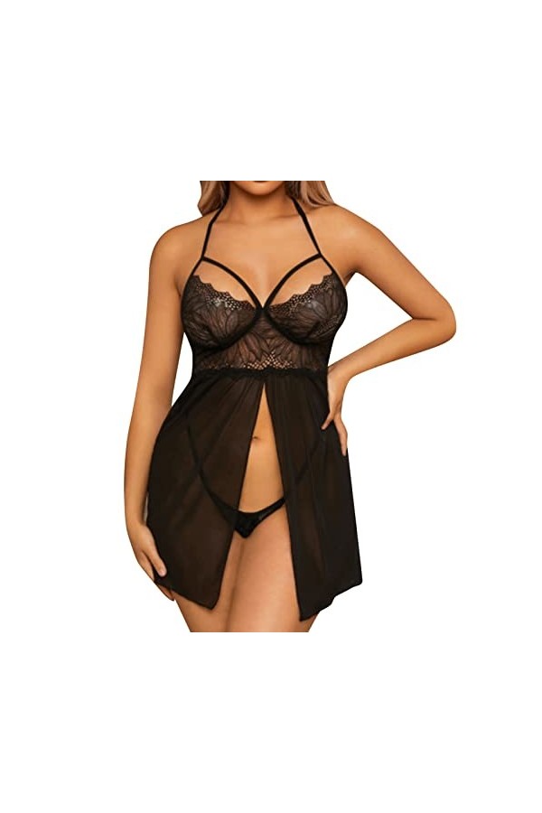 Générique Lingerie Et Vêtements Sexy Coquine Mini Short Sissy Érotique Combinaison Nuisette Mini Robe Erotisme Chemise Transp