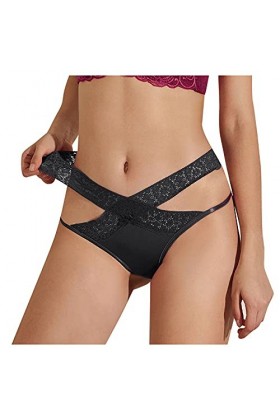 BIISDOST Slips Femmes Sexy Culotte Lingerie Lift Culotte Femmes Culotte Haute Dentelle Culotte Plus Culotte Taille Taille san