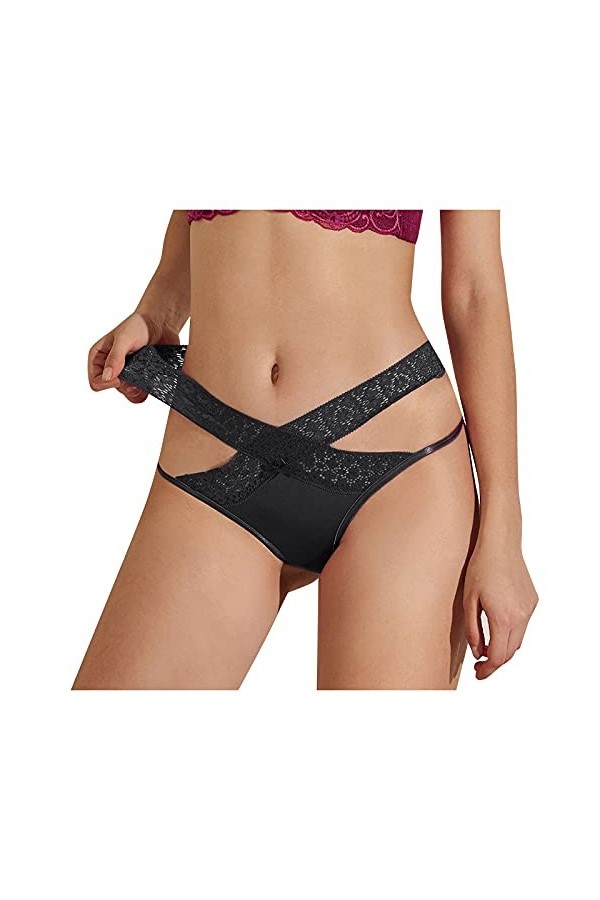 BIISDOST Slips Femmes Sexy Culotte Lingerie Lift Culotte Femmes Culotte Haute Dentelle Culotte Plus Culotte Taille Taille san