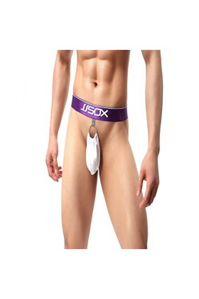 BOTCAM Sous-vêtements transparents pour homme - Été - Moderne et sexy - Sous-vêtements confortables et sexy, Blanc., M