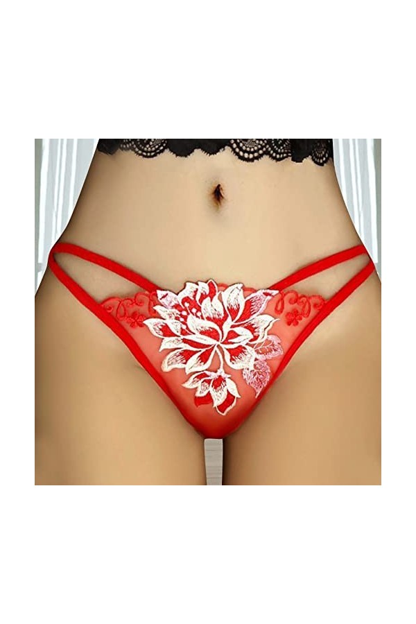 LANSKIRT Culotte Sexy Femme Coquine Hot Ouverte sous-vêtements Sexy pour Femmes Style sous-vêtements Sexy en Dentelle Femme é