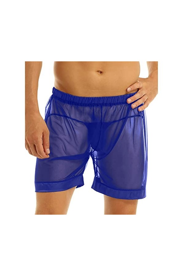 Lingerie Sexy Femme Coquine Hot Dentelle Sous Sous-vêtements Sexy pour hommes Boxer slips maille respirante caleçons hommes m