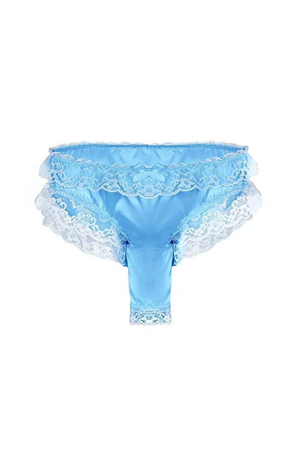 Lingerie Femme Sexy Ensemble Homme Sexy Hot y23k Sexy Mens Lace Briefs Open Butt Low G-String Thong sous-vêtements Culottes L
