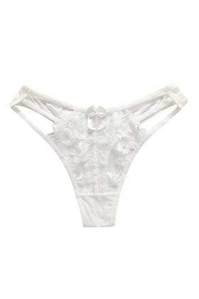Culotte Femme Tanga String en Coton Slips Shorty Femmes sous-vêtements Tongs Dentelle Culotte G String String Stretch Ladie s