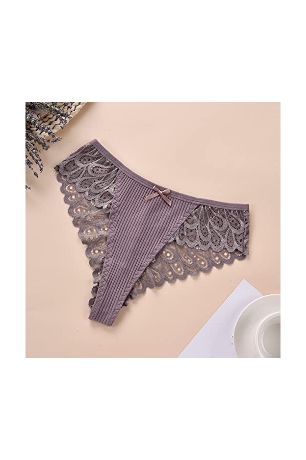 ADMAY 2023 New y*2k Style Lingerie Culotte Femme String Un Ensemble Couleurs Optiont Lingerie Fleurs Creuses Côtés Culotte St