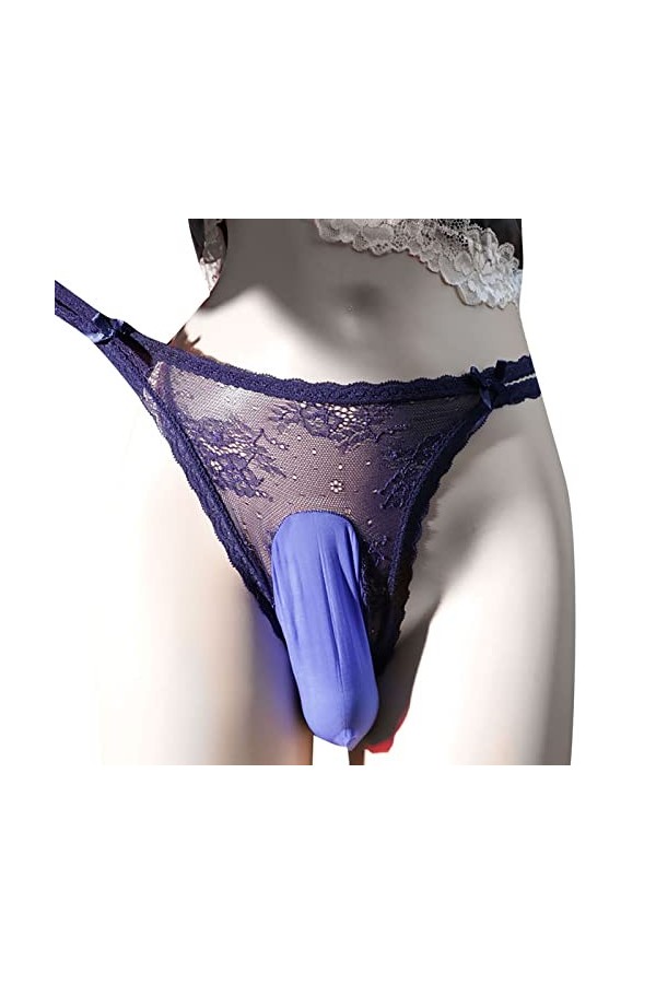 Strings avec Pochette Slip Homme Sexy Hot Elastique Respectueux De lenvironnement CaleçOn Homme Coton Respirable Lingerie Se