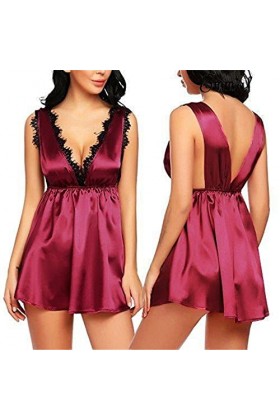 YANFJHV Sous-vêtements sexy sexy en V, Rose, XXXL