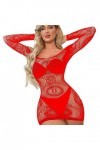 Lingerie Femme Sexy Ensemble Homme Sexy Hot y*2k Pyjama Transparent Femme sous-Vêtements Maille Manches Longues Robe Sexy Pyj