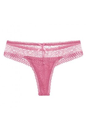 PANPANY Culottes pour Femme Sexy Culotte Slips sans Couture Taille Basse Multipack Multicolore Dentelle Tanga sous Vetements 