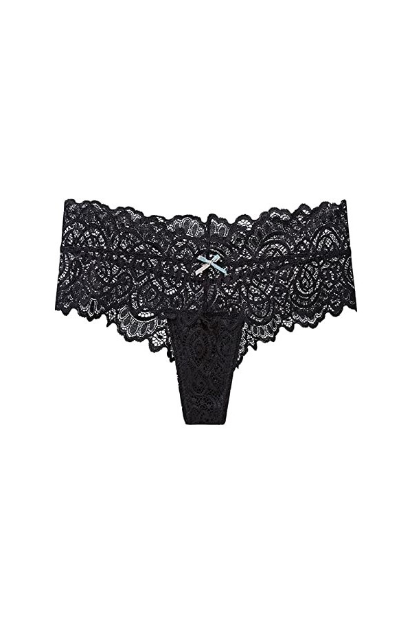 PANPANY Culottes pour Femme Sexy sans Couture Dentelle Multipack Multicolore Confortables Tanga sous Vetements Femme Taille B