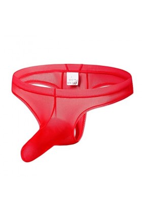 Générique Lingerie Homme Sexy Hot Slip Homme String Maille Culotte Respirant vêtements Amusants Nez déléphant Respirant Tail