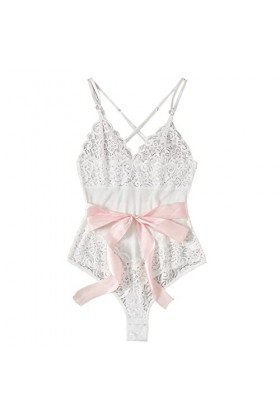 Lingerie Nuisette Femme Ouverte Erothique Ensemble Sissy Érotique Teddy Nuit Body See Through Sleepwear Valentin Nuisette Min