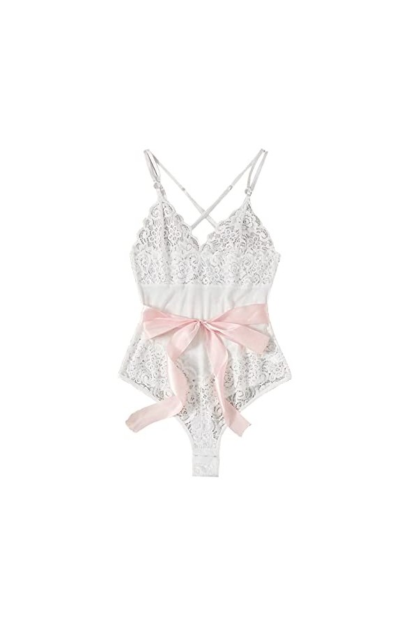 Lingerie Nuisette Femme Ouverte Erothique Ensemble Sissy Érotique Teddy Nuit Body See Through Sleepwear Valentin Nuisette Min