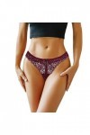 Générique Culotte sans Couture Femme Strings Dentelle Taille Basse Sensuelle Culotte Shorty Thongs Ficelle Nuisette Bikini Cu