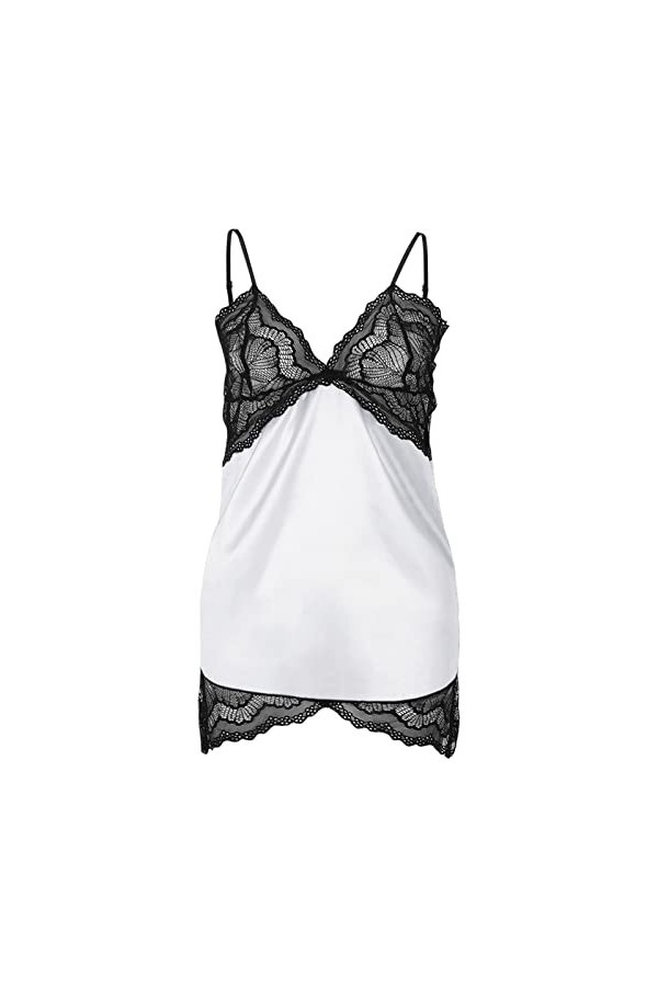 Lingerie Femme Nuisette Harness Mini Robe Transparente Sexy sous Vêtements Coquine Lingerie Bustier éRotique Ensemble de Ling