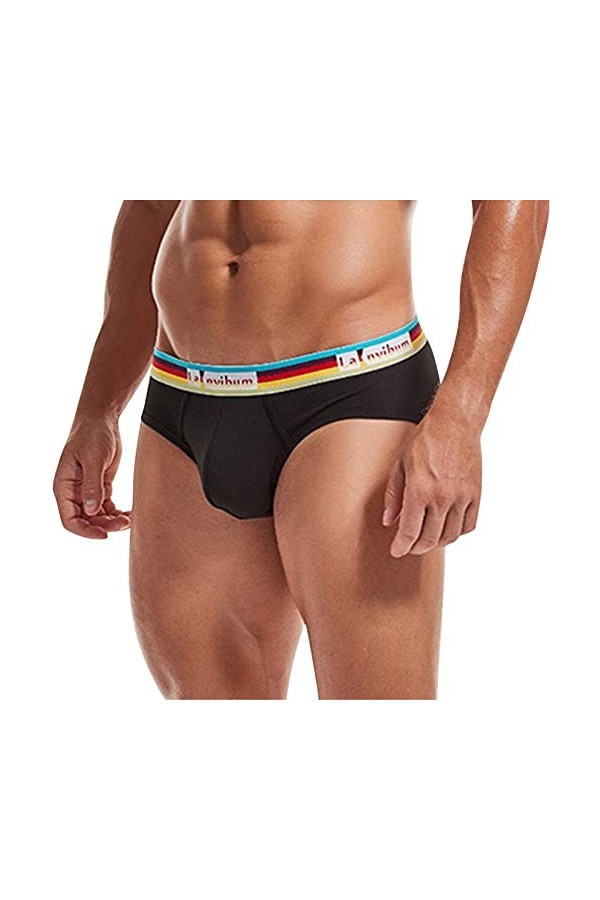 String pour Homme Sexy Hot Comfort Respirant Tanga Thong ​sous-vêtement Taille Basse Élastique Slip Sexy éRotique String Culo