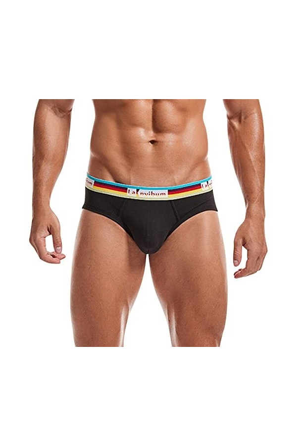 String pour Homme Sexy Hot Comfort Respirant Tanga Thong ​sous-vêtement Taille Basse Élastique Slip Sexy éRotique String Culo