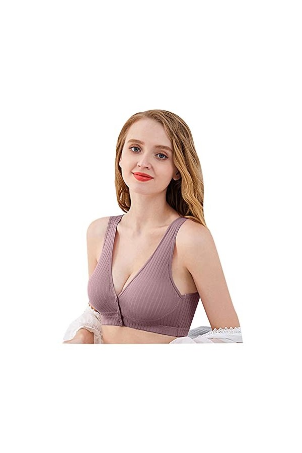Lingerie Sexy pour Femme avec sous-vêtements Avant Type Gilet Mammaire Boucle de Femmes Soutien-Gorge rassemblée Lingerie Sex