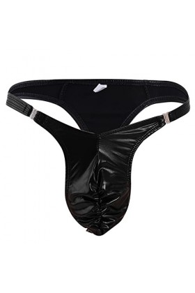 Générique Lingerie Homme Sexy Hot Mens Simple Personnalité Mode Casual Sexy Mini String sous-Vêtements T Pantalon Polyester C