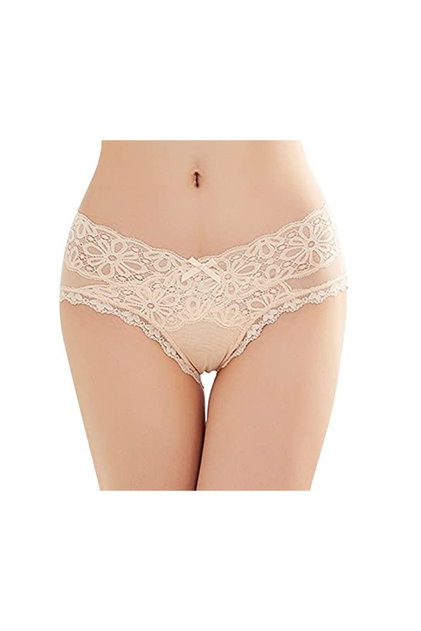 Culotte De Mise en Forme à Taille Haute Tanga Sexy Chic sous-vêtements Sexy Decollete Plongeant String Taille Haute pour Femm