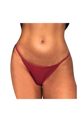 MKIUHNJ Vêtements sexy pour femme - Sous-vêtements sexy bowknot - Culotte creuse pour femme - Dentelle - Sexy - Noir, rouge, 