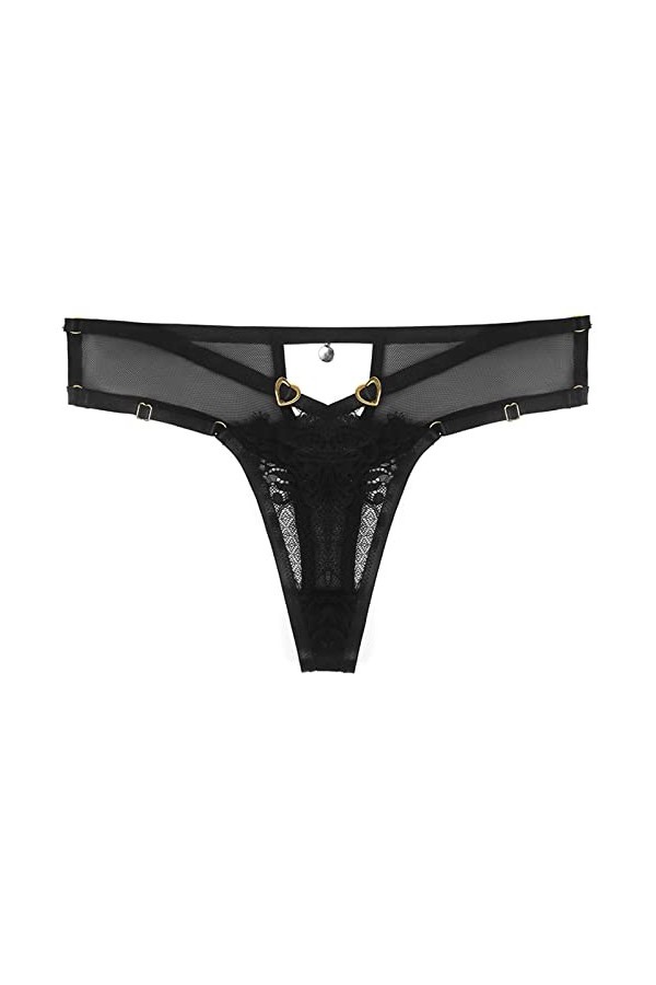 Lingerie Femme Sexy Ensemble Homme Sexy Hot y*2*k Sexy Dentelle G String pour Femme Double Ceinture Taille Basse Culotte Femm