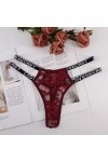 ADMAY 2023 New y27k Style Lingerie Womens Sexy Sexy Lace Thongs Culottes sous-vêtements Low Rise T Back Underpants Ensemble L
