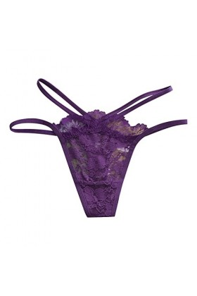 Thongs Ensemble de Lingerie pour Femme String pour Femme 1 Paquet Slip Femme sous-vêtements Grande Taille Culotte Hipster Cul